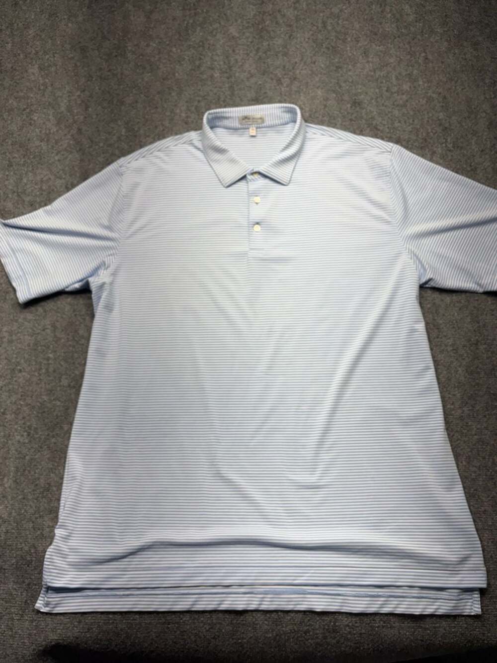 Peter Millar Summer Comfort Hales Performance Jersey Polo Mens XXL Cottage Blue